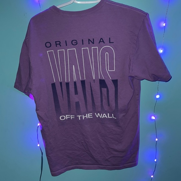 VANS T-SHIRT PURPLE - Picture 2 of 3